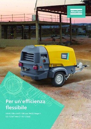 Mobilkompresszorok - dízel, elektromos, benzines Atlas Copco XAHS 108 Kd