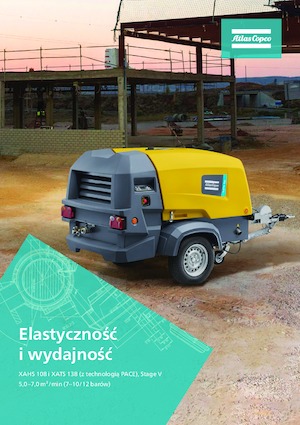 Mobilkompresszorok - dízel, elektromos, benzines Atlas Copco XAHS 108 Kd
