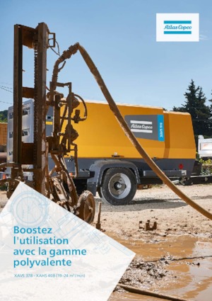 Mobilkompresszorok - dízel, elektromos, benzines Atlas Copco XAHS 408 CD