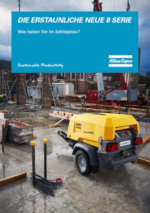 Mobilkompresszorok - dízel, elektromos, benzines Atlas Copco XAS 48 KdG 12 kVA