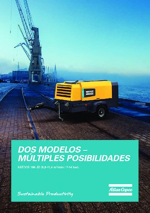 Mobilkompresszorok - dízel, elektromos, benzines Atlas Copco XATS 186 Jd