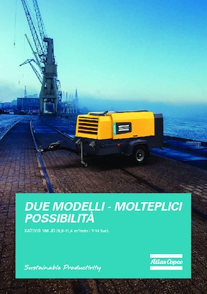 Mobilkompresszorok - dízel, elektromos, benzines Atlas Copco XATS 186 Jd