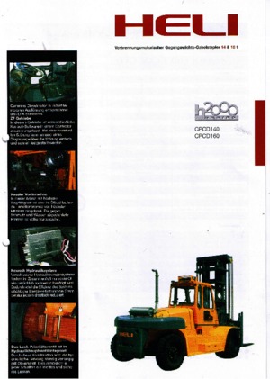 Dízel targoncák Heli CPCD 160