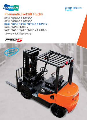 Dízel targoncák Doosan D 35 C 5