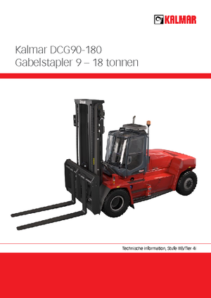 Dízel targoncák Kalmar DCG 160-9