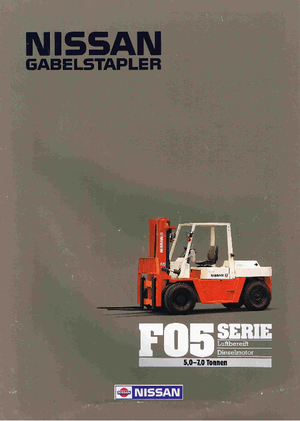 Dízel targoncák Nissan DF 05 A 60 U