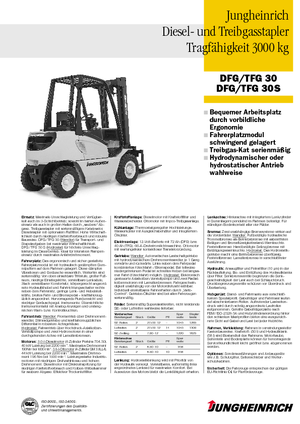 Dízel targoncák Jungheinrich DFG 30 BS