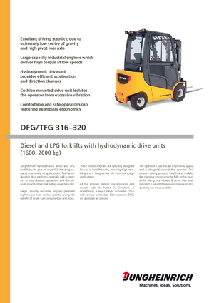 Dízel targoncák Jungheinrich DFG 320
