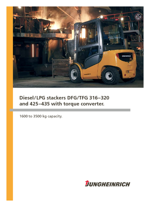 Dízel targoncák Jungheinrich DFG 320s