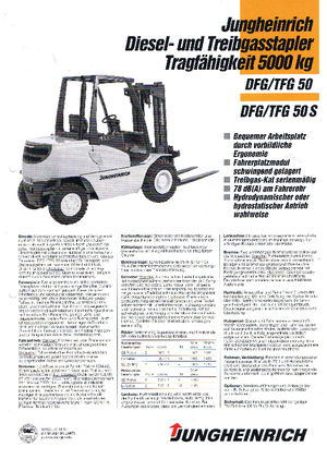 Dízel targoncák Jungheinrich DFG 50(110HB)