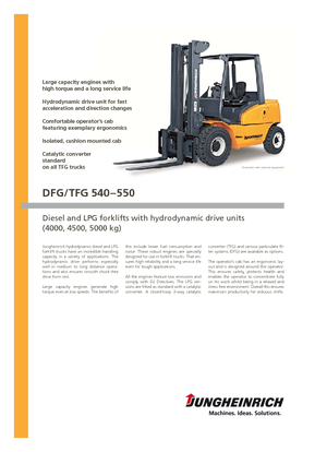 Dízel targoncák Jungheinrich DFG 540