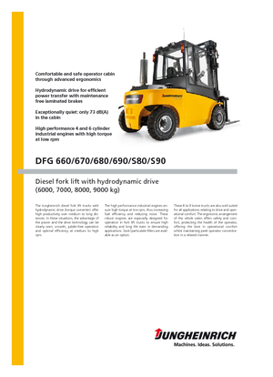 Dízel targoncák Jungheinrich DFG S80