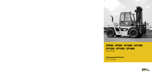 Dízel targoncák Caterpillar DP150N