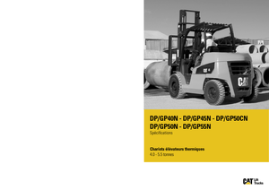 Dízel targoncák Caterpillar DP55N