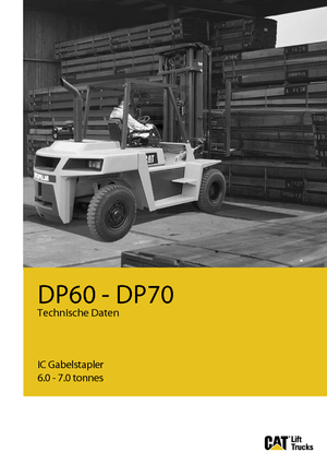 Dízel targoncák Caterpillar DP70
