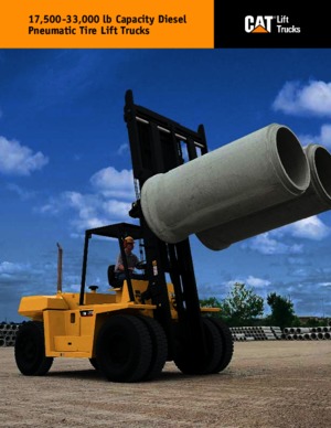 Dízel targoncák Caterpillar DP80