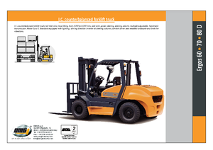 Dízel targoncák OMG Ergos 70 D