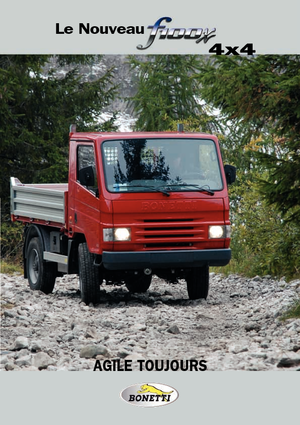 Kommuniális traktorok - elülső felfüggesztéssel Bonetti F 100 X