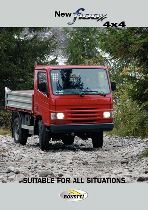 Kommuniális traktorok - elülső felfüggesztéssel Bonetti F 100 X