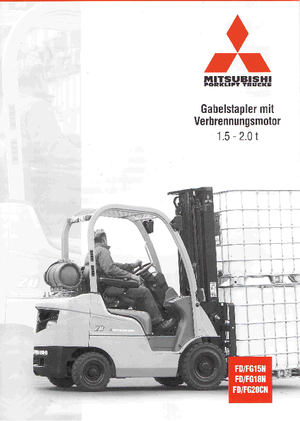 Dízel targoncák Mitsubishi FD20CN