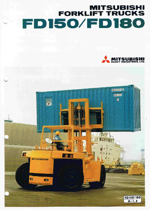 Dízel targoncák Mitsubishi FD 150