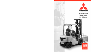 Dízel targoncák Mitsubishi FD25N