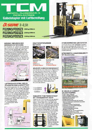 Dízel targoncák TCM FD 25 Z 3 T