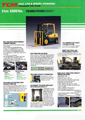 Dízel targoncák TCM FD 30 Z 5 T