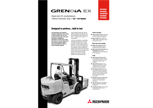 Dízel targoncák Mitsubishi FD 40 N