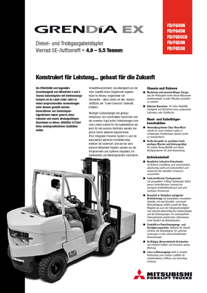 Dízel targoncák Mitsubishi FD 50 CN