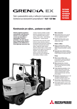 Dízel targoncák Mitsubishi FD 50 CN