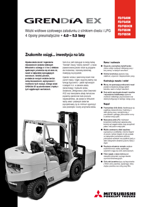 Dízel targoncák Mitsubishi FD 50 CN