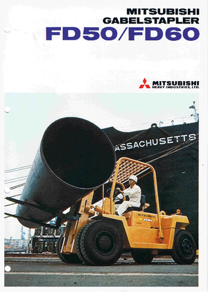 Dízel targoncák Mitsubishi FD 50 CT