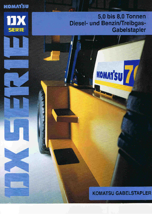 Dízel targoncák Komatsu FD 80-6