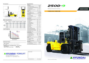 Dízel targoncák Hyundai 250D-9