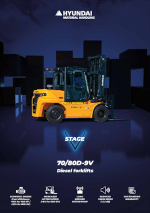 Dízel targoncák Hyundai 70D-9V