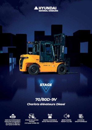 Dízel targoncák Hyundai 70D-9V