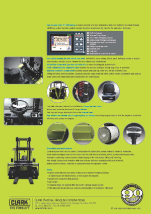 Dízel targoncák Clark C 80 D 900