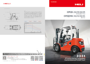 Dízel targoncák Heli CPCD25