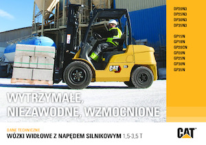 Dízel targoncák Caterpillar DP25N3