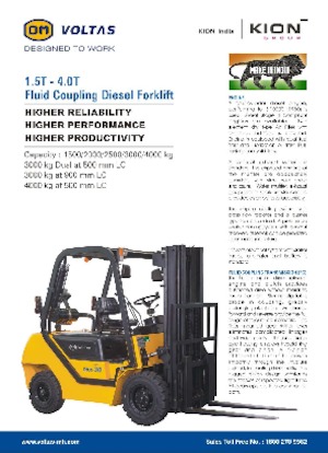 Dízel targoncák OM DVX 15 FC