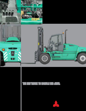 Dízel targoncák Mitsubishi FD160L6P