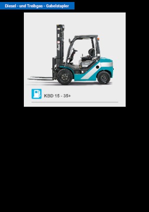 Dízel targoncák Baoli KBD 25+