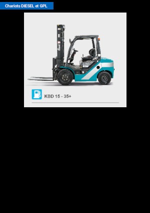 Dízel targoncák Baoli KBD 25+