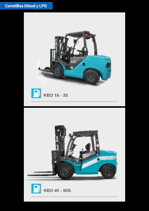 Dízel targoncák Baoli KBD 25