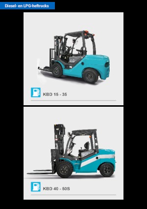 Dízel targoncák Baoli KBD 25