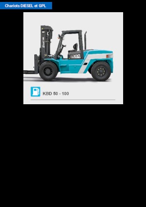 Dízel targoncák Baoli KBD 100