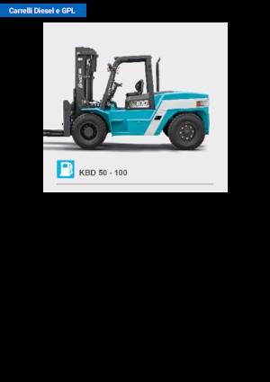 Dízel targoncák Baoli KBD 100