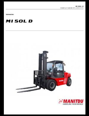 Dízel targoncák Manitou MI 50 L D
