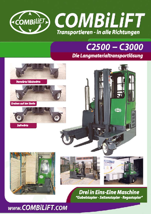 Elektromos 4 irányú targoncák Combi-Lift C 2500